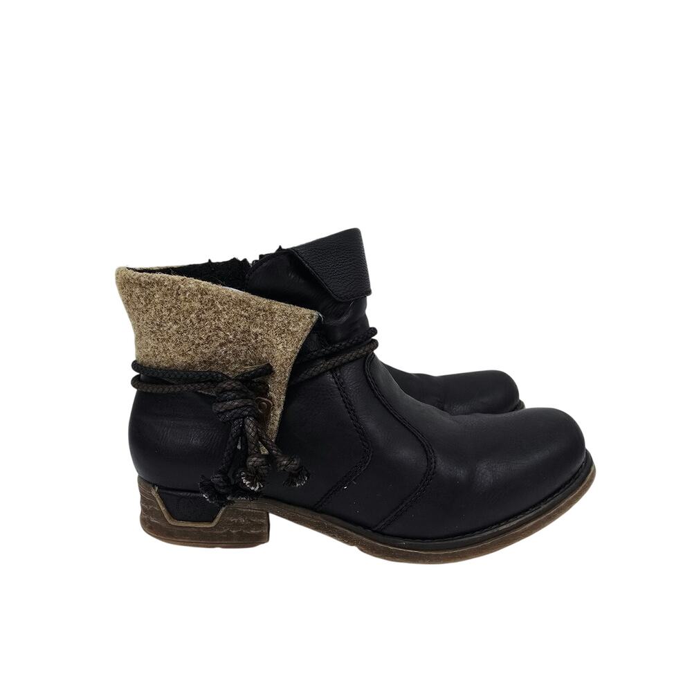Rieker Women's Fee Winter Ankle Boots Black EU 42